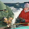 Anker > Patrick and Val shucking the last (big) haul